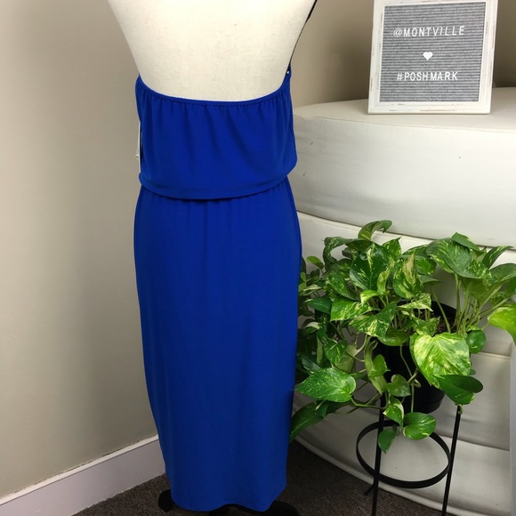 NWT Laundry by Shelli Segal Halter Jersey Dress - Picture 3 of 8